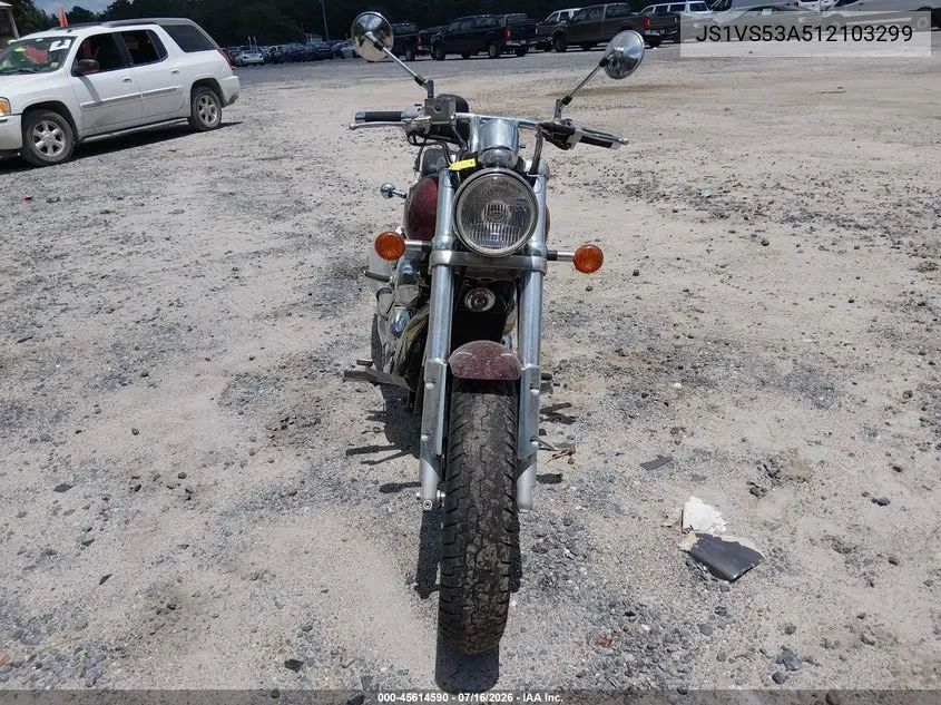2001 Suzuki Vz800 VIN: JS1VS53A512103299 Lot: 45614590