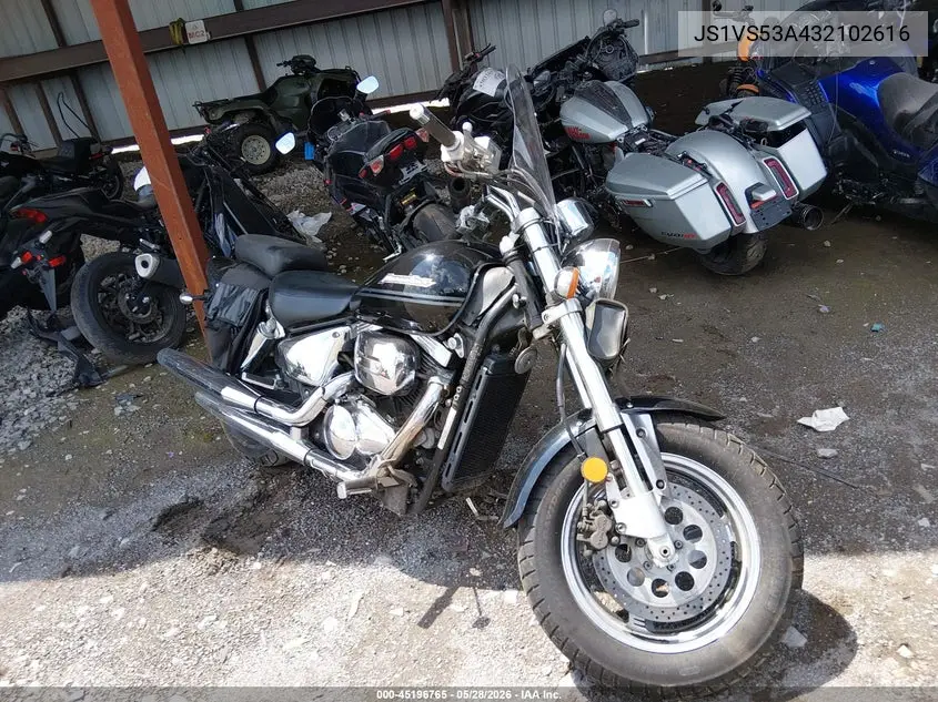 2003 Suzuki Vz800 VIN: JS1VS53A432102616 Lot: 45196765
