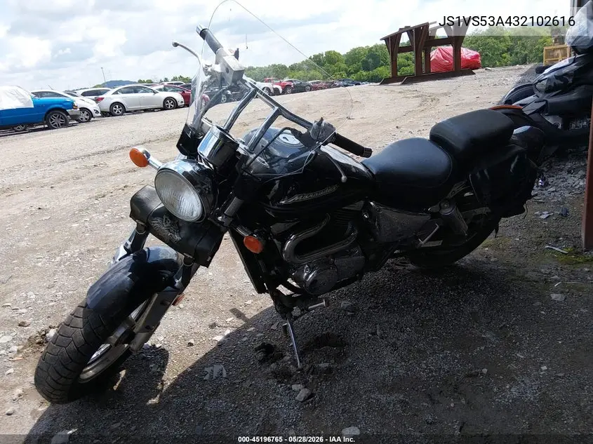 2003 Suzuki Vz800 VIN: JS1VS53A432102616 Lot: 45196765