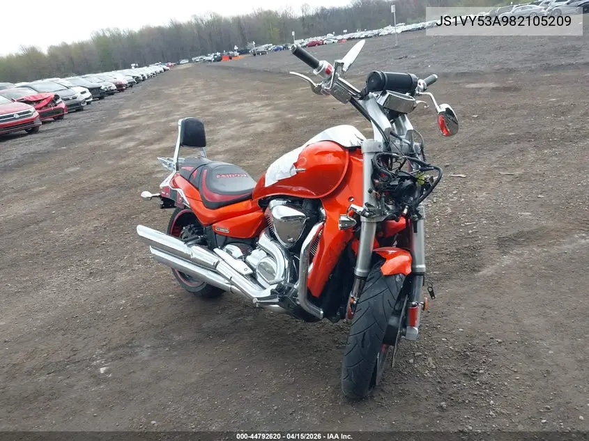 2008 Suzuki Vzr1800 VIN: JS1VY53A982105209 Lot: 44792620