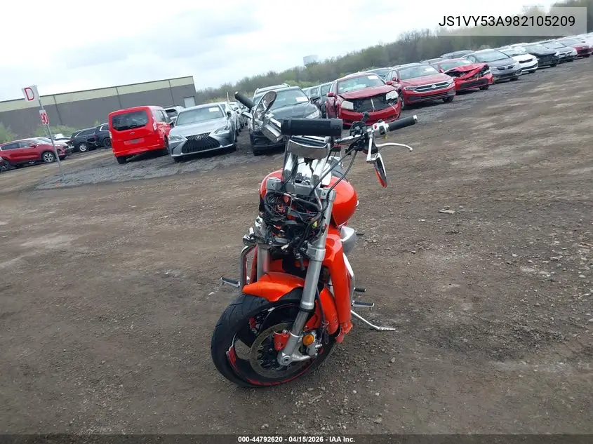 2008 Suzuki Vzr1800 VIN: JS1VY53A982105209 Lot: 44792620