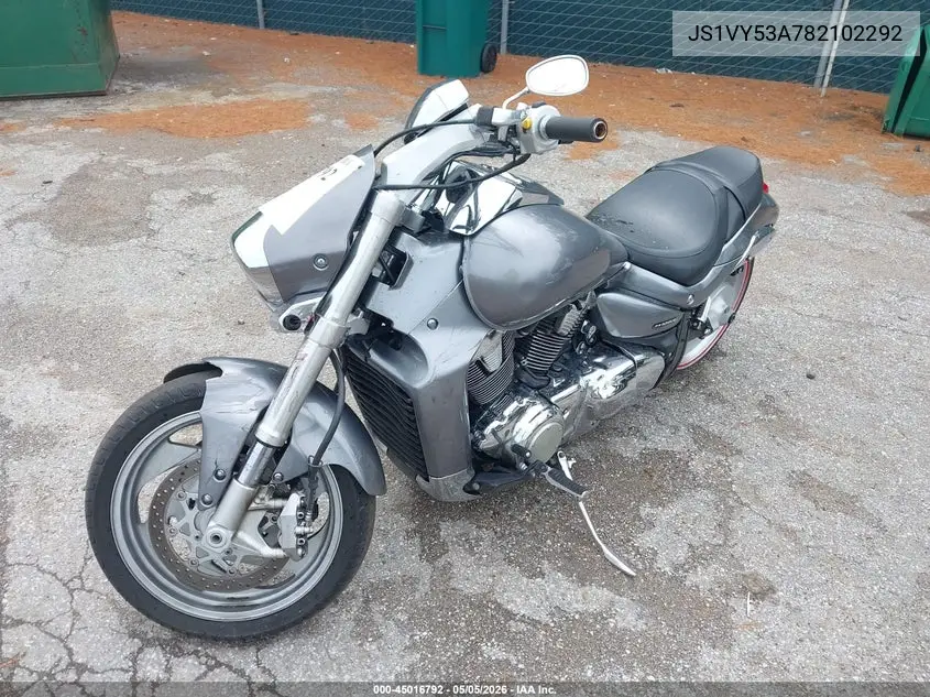 2008 Suzuki Vzr1800 VIN: JS1VY53A782102292 Lot: 45016792