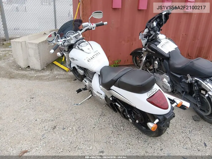 2015 Suzuki Vz800 VIN: JS1VS56A2F2100217 Lot: 45447351