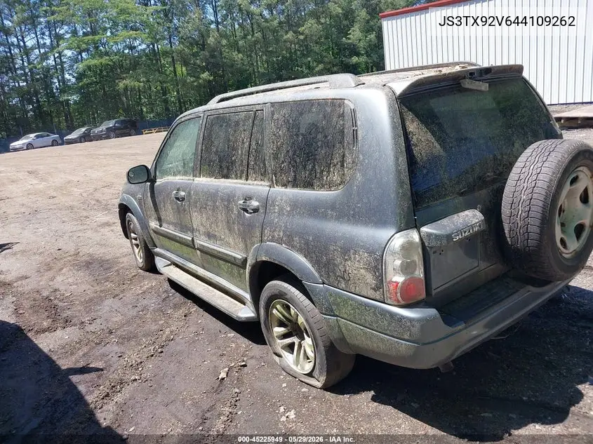 2004 Suzuki Xl-7 Ex/Lx VIN: JS3TX92V644109262 Lot: 45225949