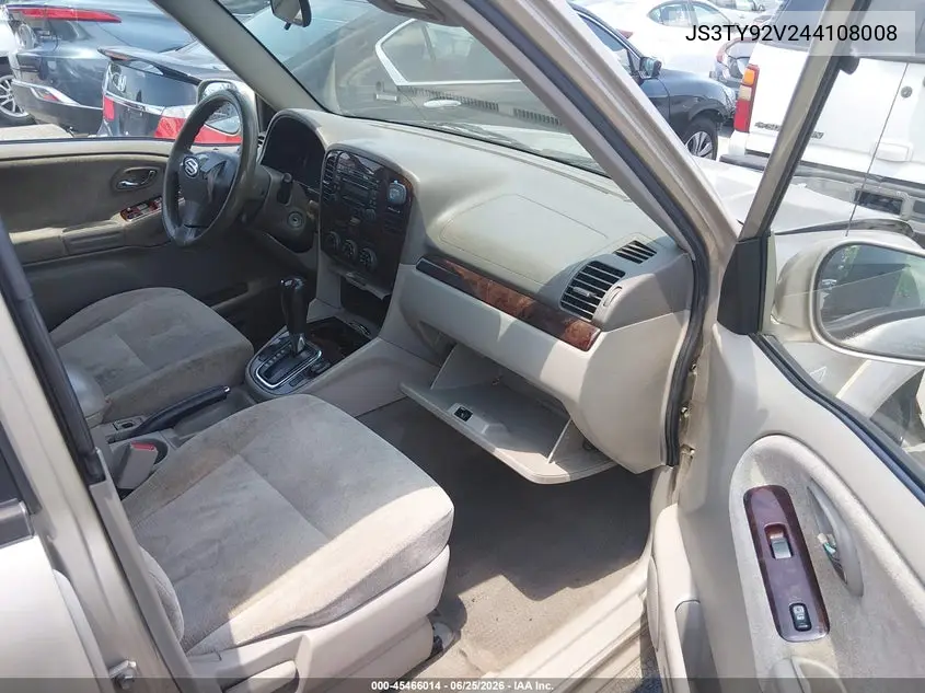 2004 Suzuki Xl-7 Ex/Lx VIN: JS3TY92V244108008 Lot: 45466014