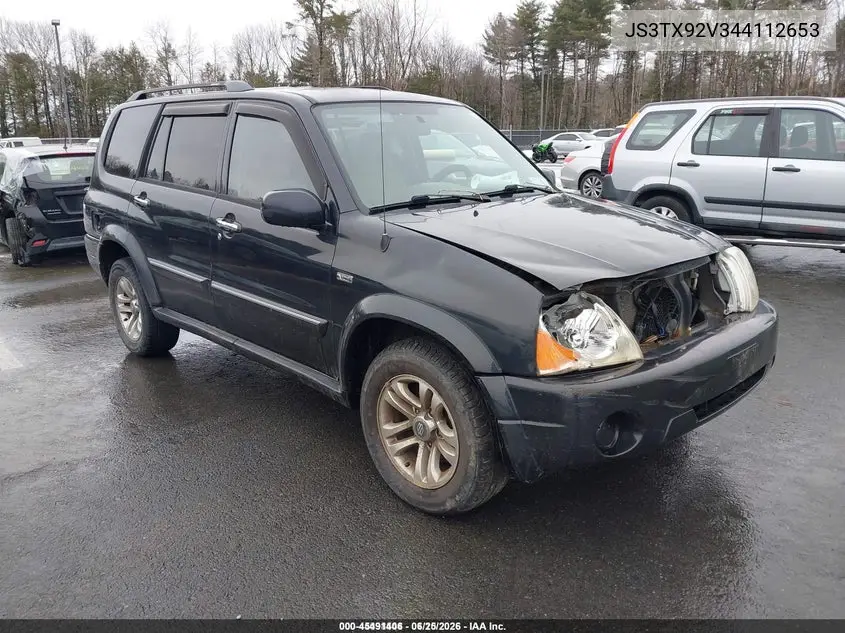 2004 Suzuki Xl-7 Ex/Ex W/3Rd Row/Lx VIN: JS3TX92V344112653 Lot: 45491406