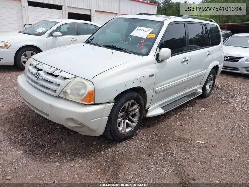 2005 Suzuki Xl-7 Ex/Lx VIN: JS3TY92V754101394 Lot: 44803232