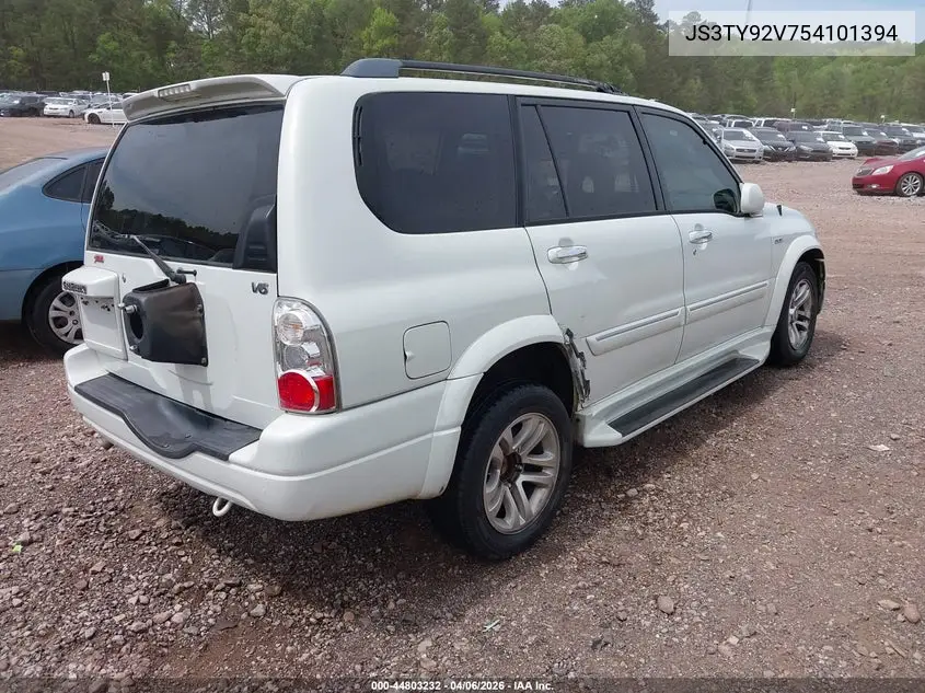 2005 Suzuki Xl-7 Ex/Lx VIN: JS3TY92V754101394 Lot: 44803232