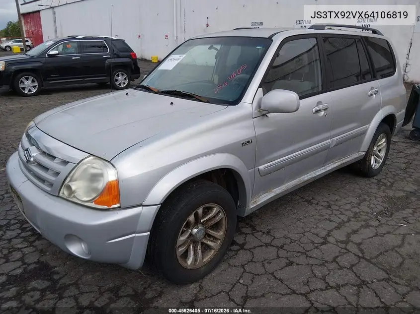 2006 Suzuki Xl-7 Premium VIN: JS3TX92VX64106819 Lot: 45626405