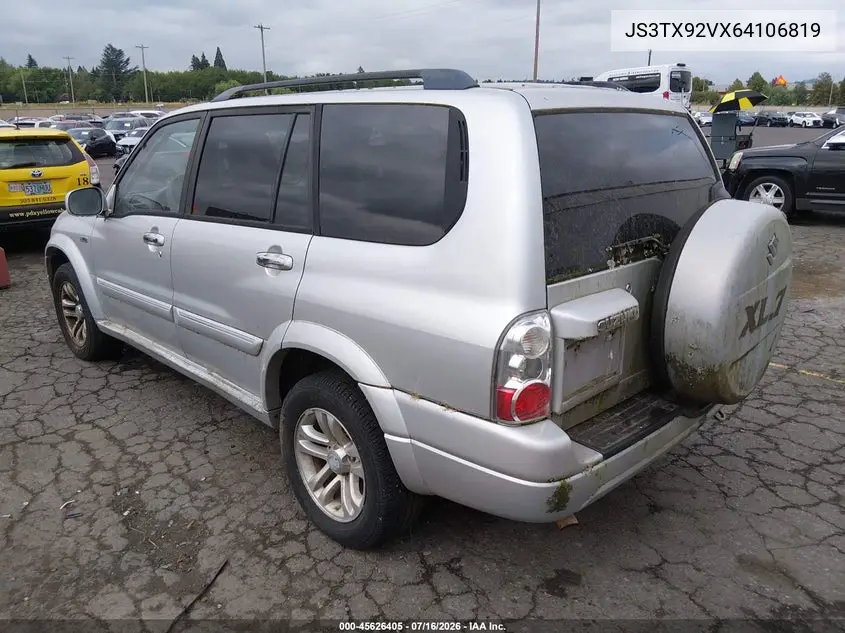 2006 Suzuki Xl-7 Premium VIN: JS3TX92VX64106819 Lot: 45626405
