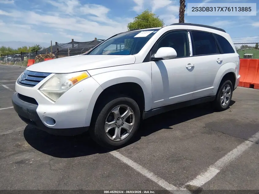 2008 Suzuki Xl7 VIN: 2S3DB317X76113885 Lot: 45292324