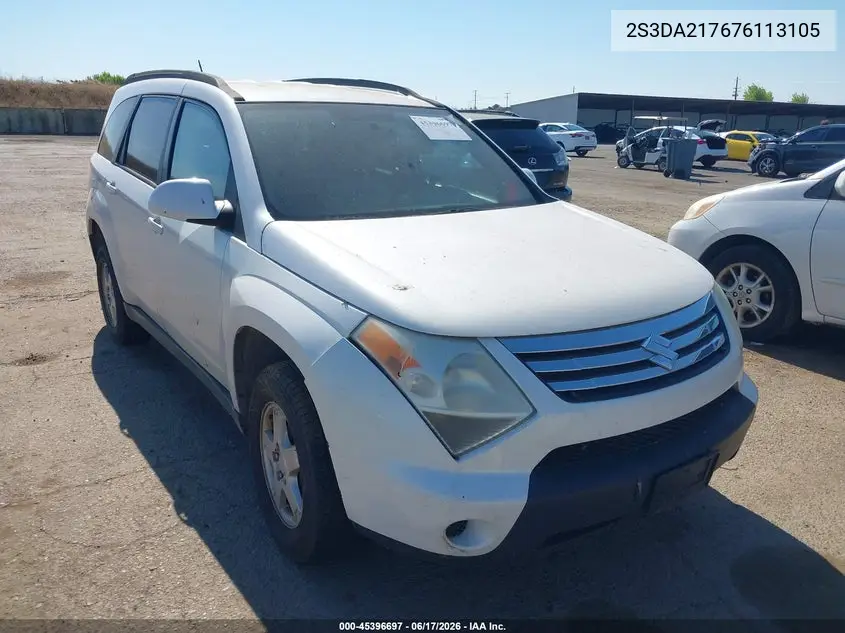 2007 Suzuki Xl7 VIN: 2S3DA217676113105 Lot: 45396697