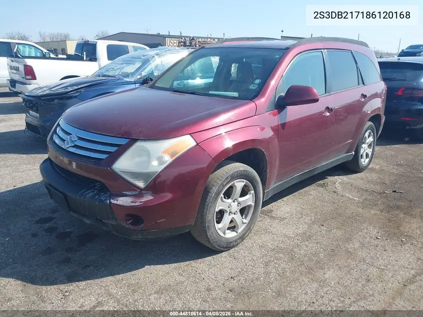 2008 Suzuki Xl7 Premium VIN: 2S3DB217186120168 Lot: 44810614
