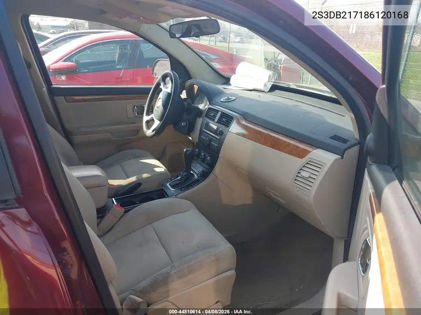 2008 Suzuki Xl7 Premium VIN: 2S3DB217186120168 Lot: 44810614