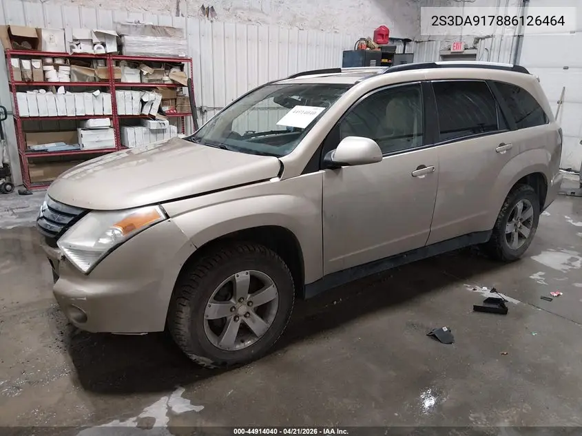 2008 Suzuki Xl7 Limited VIN: 2S3DA917886126464 Lot: 44914040