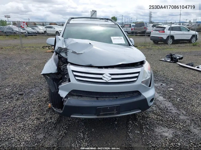 2008 Suzuki Xl7 Luxury VIN: 2S3DA417086104719 Lot: 44926648