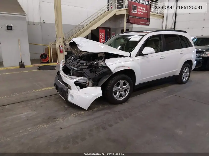 2008 Suzuki Xl7 Luxury VIN: 2S3DA417186125031 Lot: 45326876