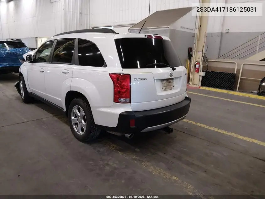 2008 Suzuki Xl7 Luxury VIN: 2S3DA417186125031 Lot: 45326876