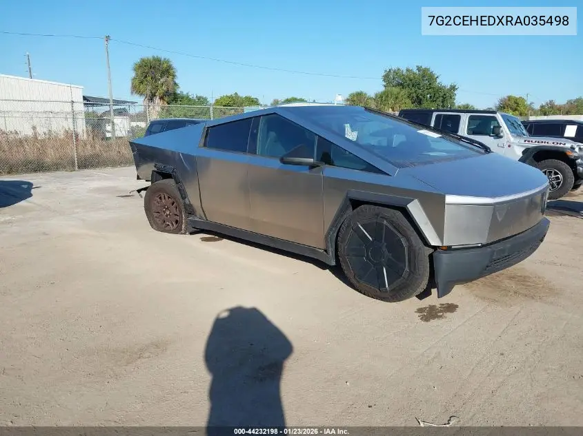 2024 Tesla Cybertruck VIN: 7G2CEHEDXRA035498 Lot: 44232198