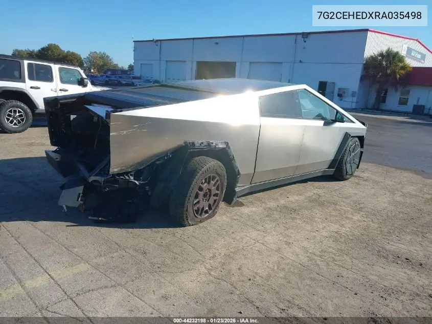 2024 Tesla Cybertruck VIN: 7G2CEHEDXRA035498 Lot: 44232198