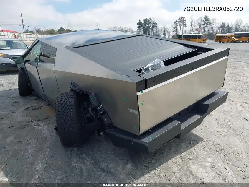 2024 Tesla Cybertruck Cyberbeast VIN: 7G2CEHEE3RA052720 Lot: 44428090