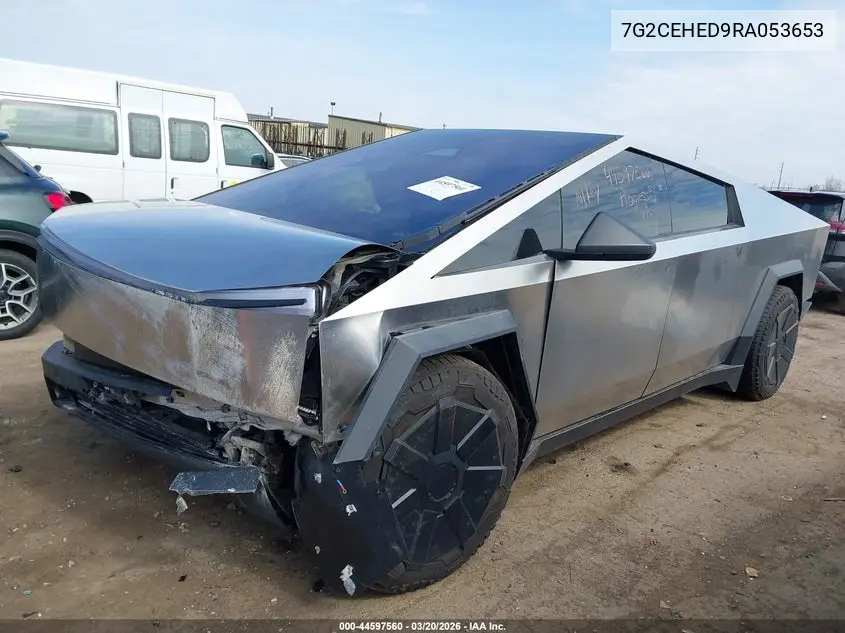 2024 Tesla Cybertruck VIN: 7G2CEHED9RA053653 Lot: 44597560