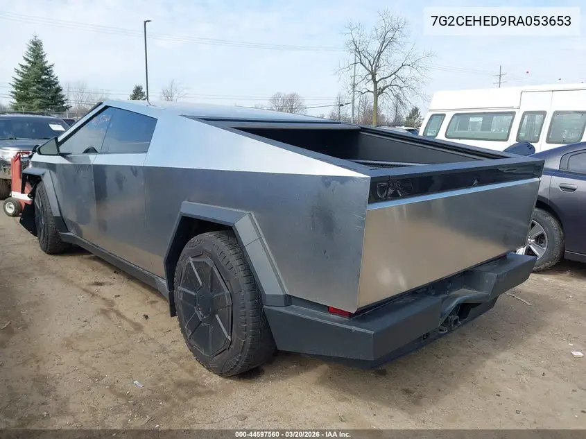 2024 Tesla Cybertruck VIN: 7G2CEHED9RA053653 Lot: 44597560