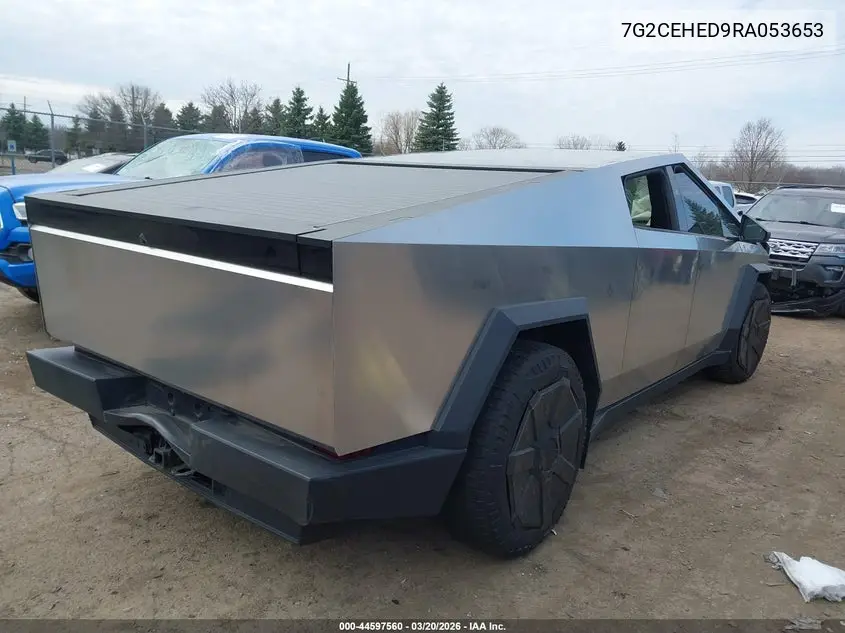 2024 Tesla Cybertruck VIN: 7G2CEHED9RA053653 Lot: 44597560