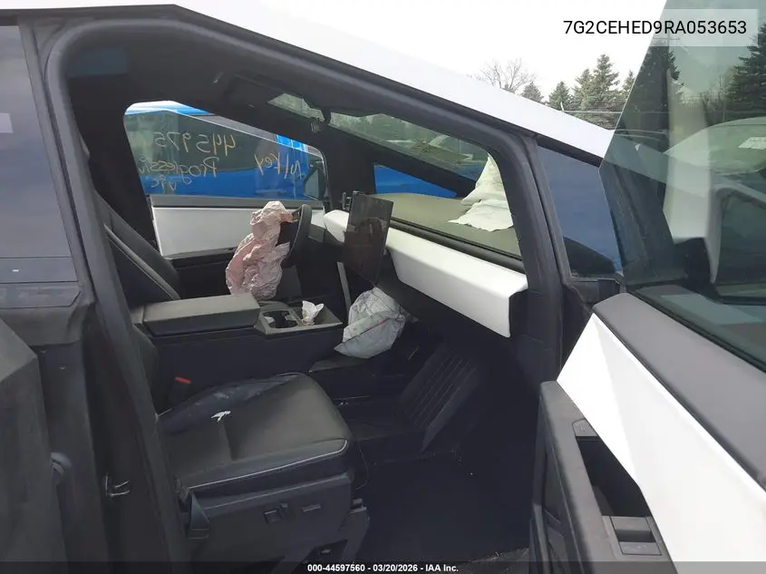 2024 Tesla Cybertruck VIN: 7G2CEHED9RA053653 Lot: 44597560