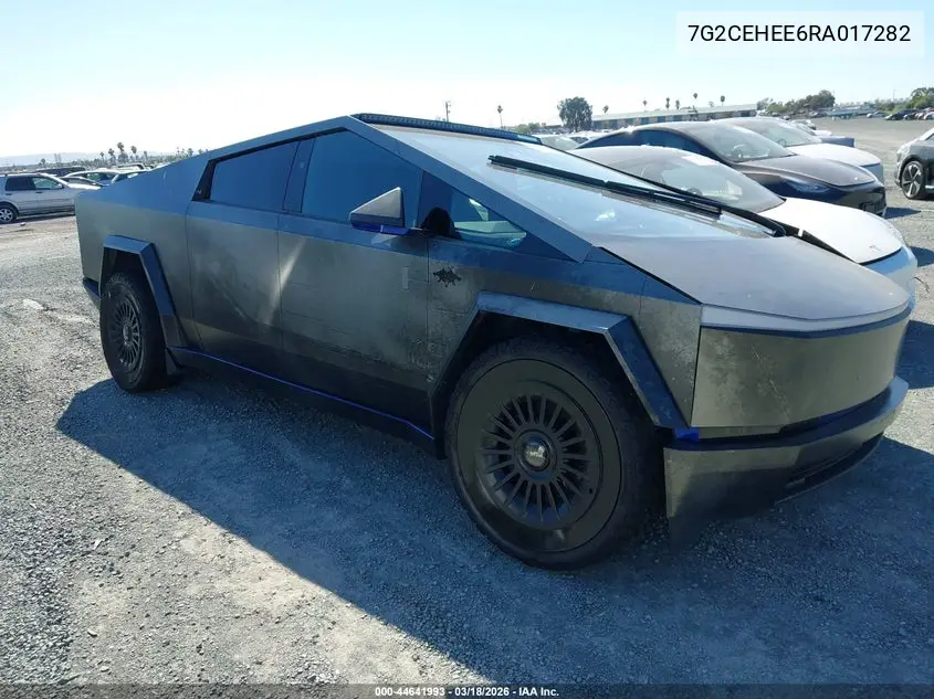 2024 Tesla Cybertruck Cyberbeast VIN: 7G2CEHEE6RA017282 Lot: 44641993