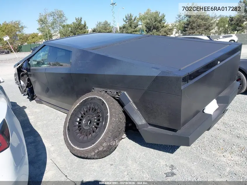 2024 Tesla Cybertruck Cyberbeast VIN: 7G2CEHEE6RA017282 Lot: 44641993