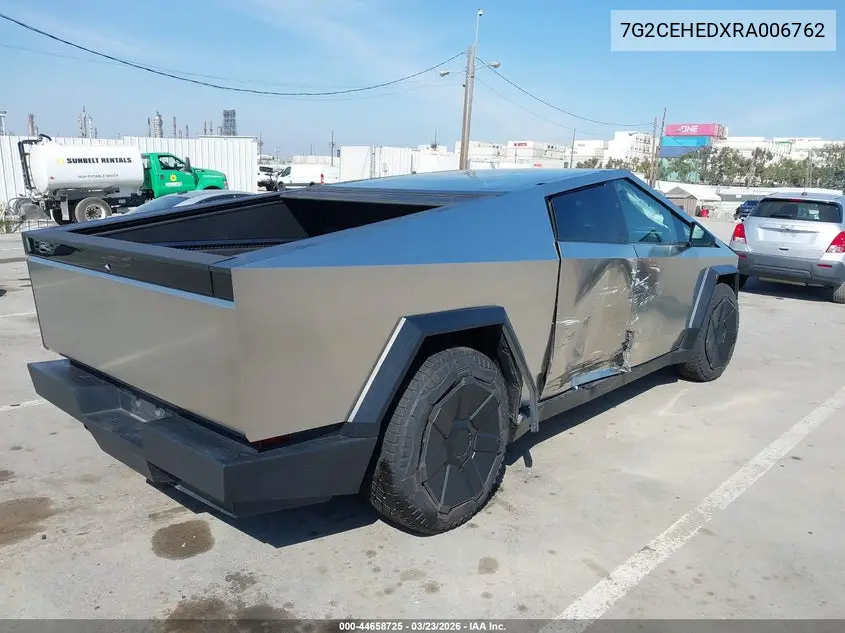 2024 Tesla Cybertruck VIN: 7G2CEHEDXRA006762 Lot: 44658725