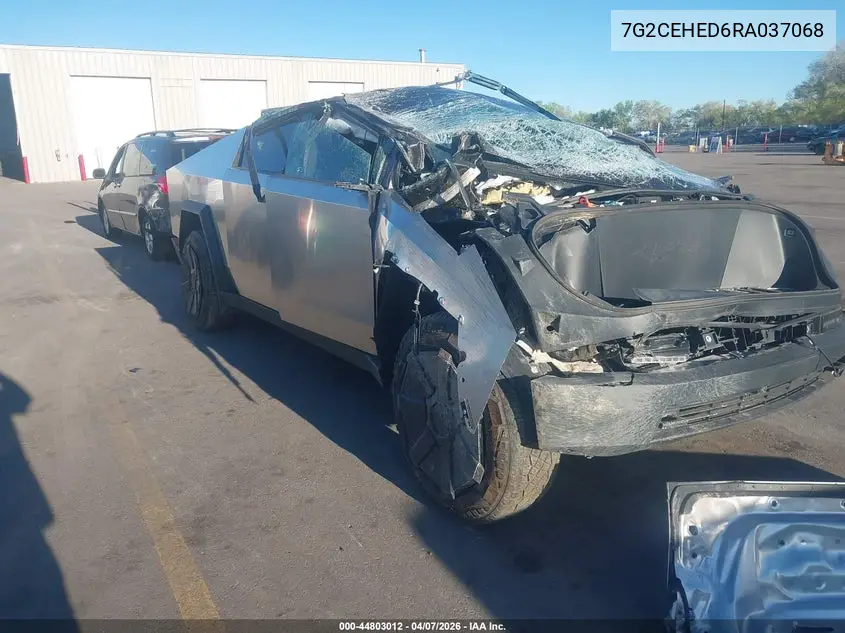 2024 Tesla Cybertruck All-Wheel Drive VIN: 7G2CEHED6RA037068 Lot: 44803012