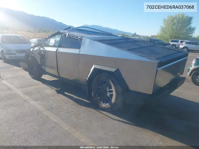 2024 Tesla Cybertruck All-Wheel Drive VIN: 7G2CEHED6RA037068 Lot: 44803012