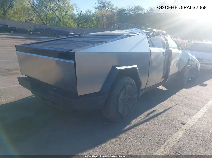 2024 Tesla Cybertruck All-Wheel Drive VIN: 7G2CEHED6RA037068 Lot: 44803012
