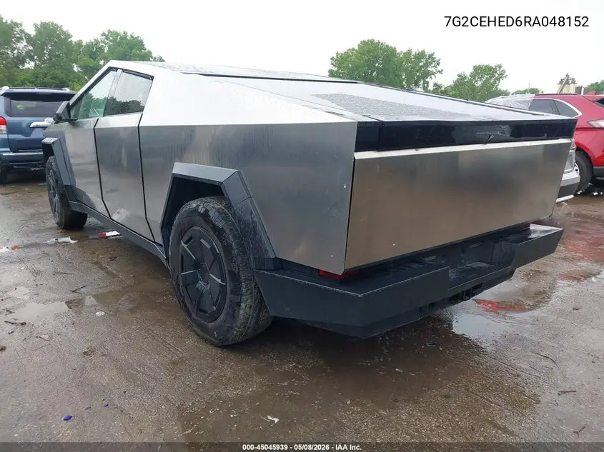 2024 Tesla Cybertruck All-Wheel Drive VIN: 7G2CEHED6RA048152 Lot: 45045939