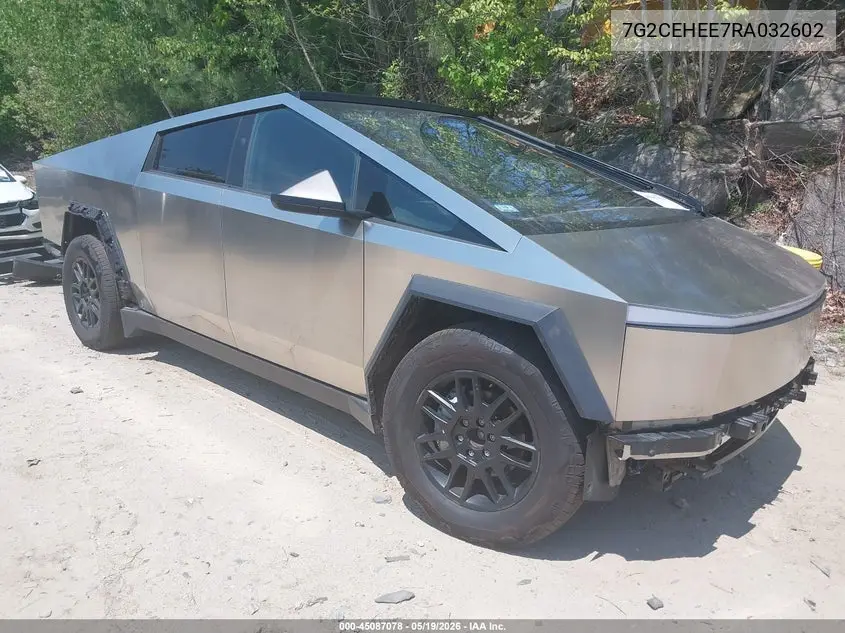 2024 Tesla Cybertruck Cyberbeast VIN: 7G2CEHEE7RA032602 Lot: 45087078