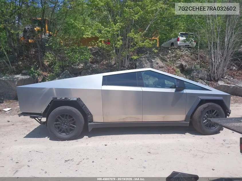2024 Tesla Cybertruck Cyberbeast VIN: 7G2CEHEE7RA032602 Lot: 45087078