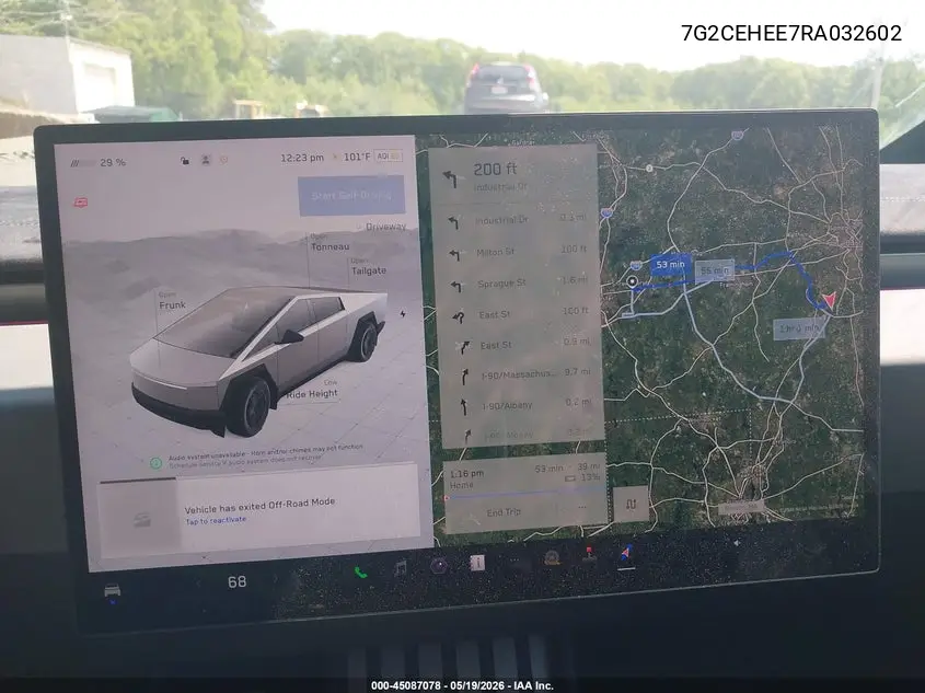 2024 Tesla Cybertruck Cyberbeast VIN: 7G2CEHEE7RA032602 Lot: 45087078