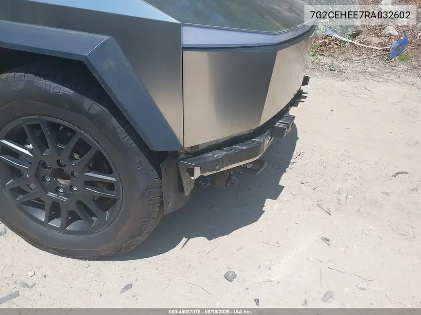2024 Tesla Cybertruck Cyberbeast VIN: 7G2CEHEE7RA032602 Lot: 45087078