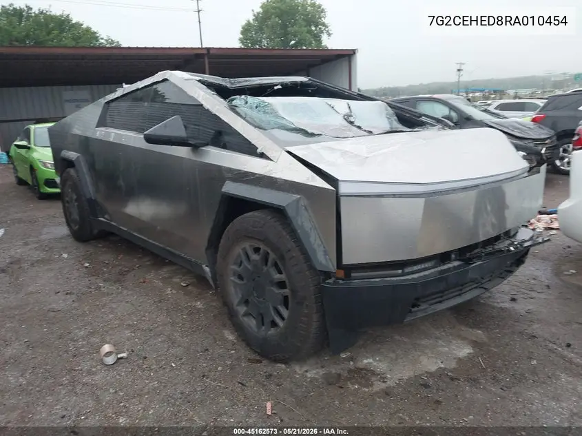 2024 Tesla Cybertruck All-Wheel Drive VIN: 7G2CEHED8RA010454 Lot: 45162573