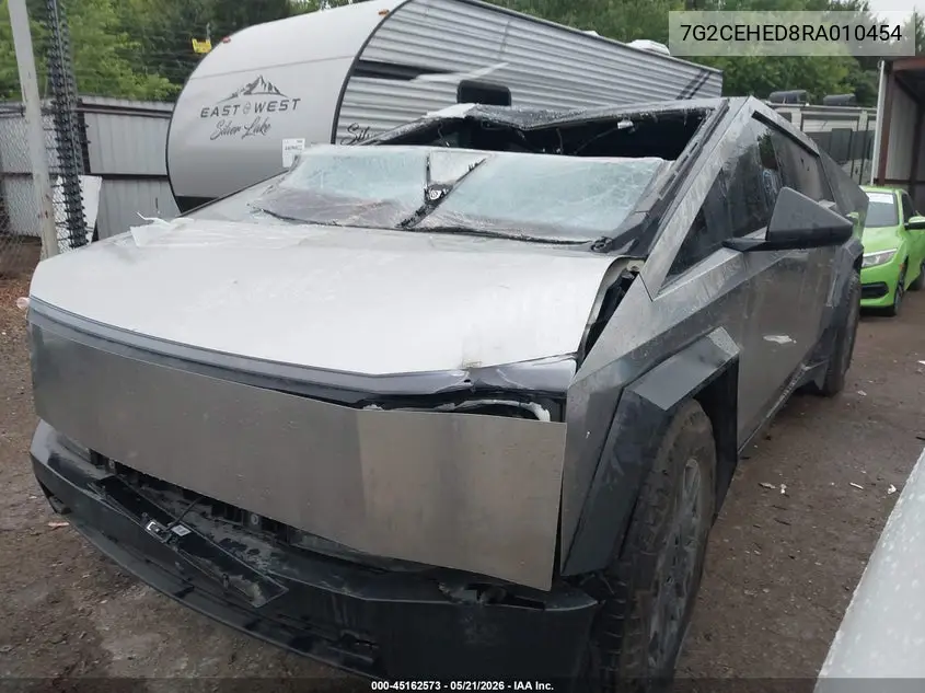 2024 Tesla Cybertruck All-Wheel Drive VIN: 7G2CEHED8RA010454 Lot: 45162573