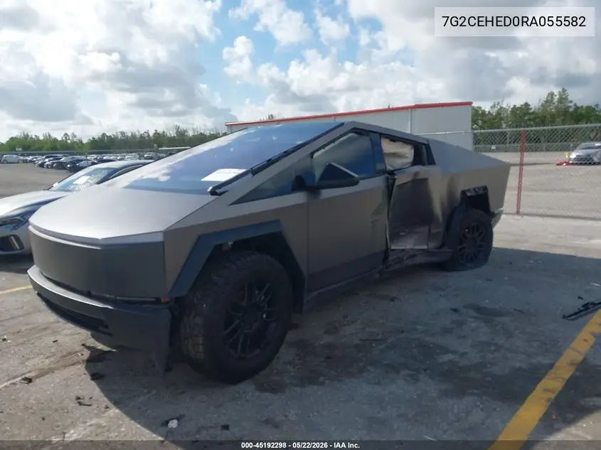 2024 Tesla Cybertruck All-Wheel Drive VIN: 7G2CEHED0RA055582 Lot: 45192298