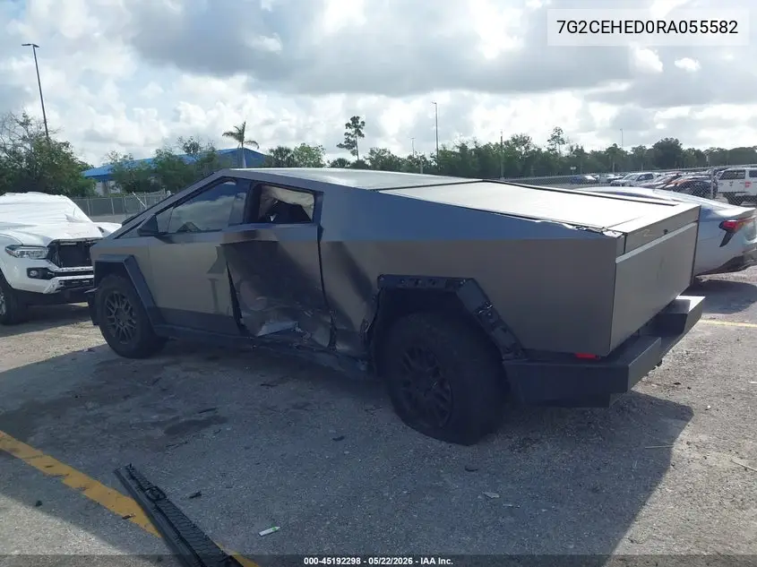 2024 Tesla Cybertruck All-Wheel Drive VIN: 7G2CEHED0RA055582 Lot: 45192298