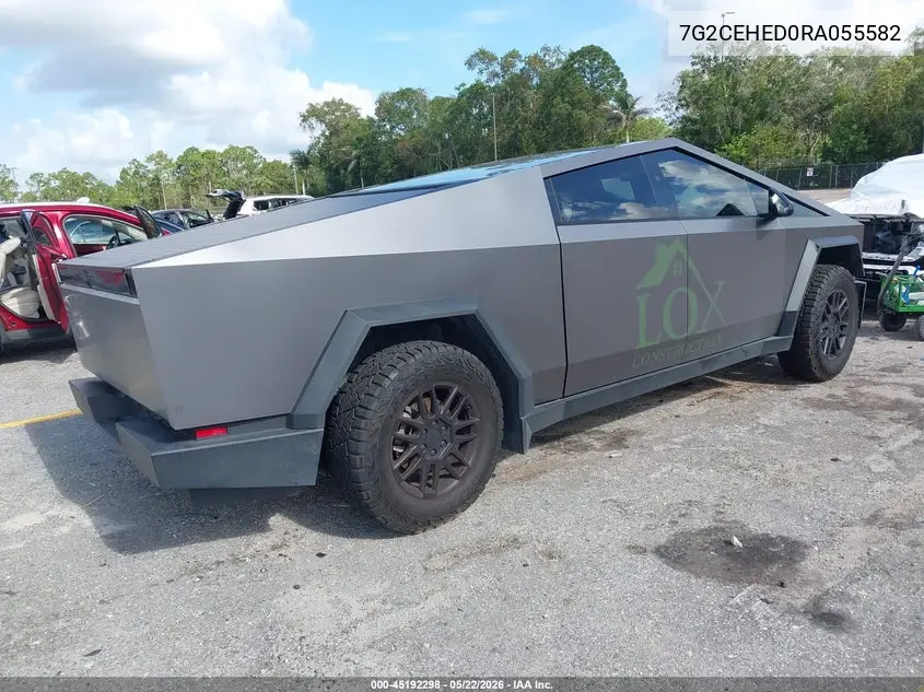 2024 Tesla Cybertruck All-Wheel Drive VIN: 7G2CEHED0RA055582 Lot: 45192298