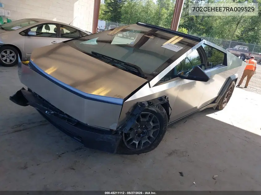 2024 Tesla Cybertruck Cyberbeast VIN: 7G2CEHEE7RA009529 Lot: 45211112