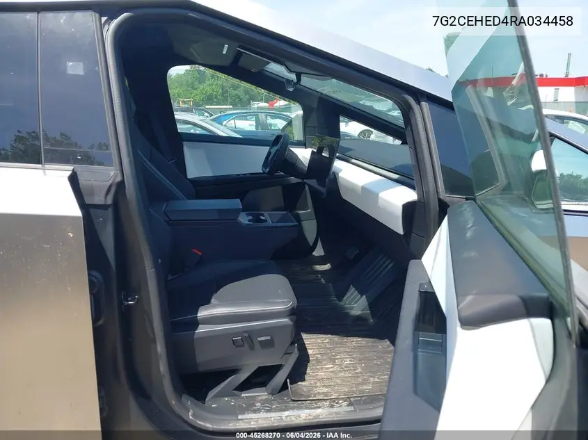 2024 Tesla Cybertruck All-Wheel Drive VIN: 7G2CEHED4RA034458 Lot: 45268270