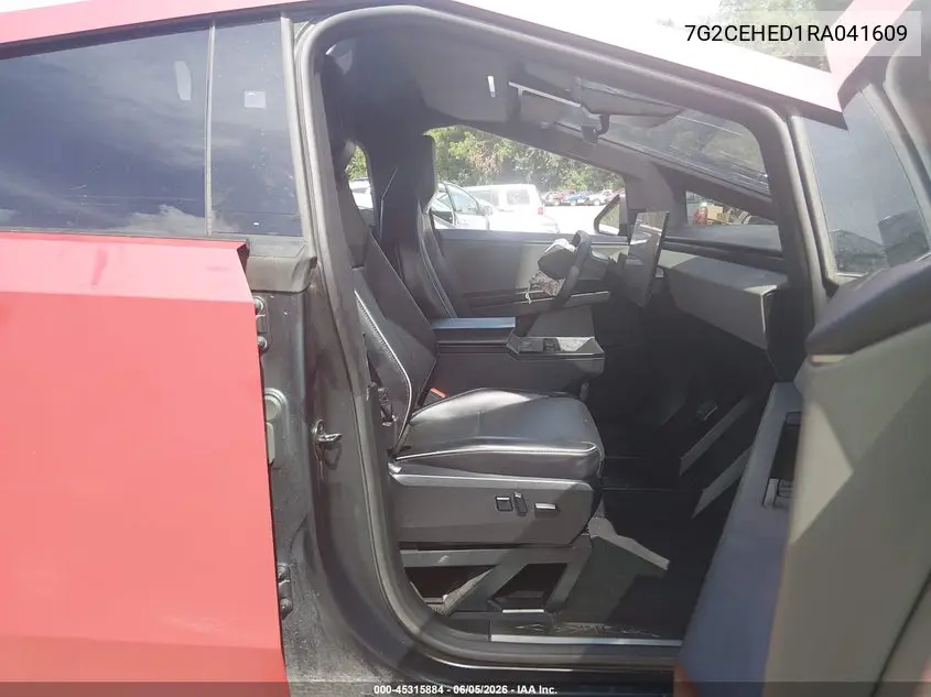 2024 Tesla Cybertruck All-Wheel Drive VIN: 7G2CEHED1RA041609 Lot: 45315884