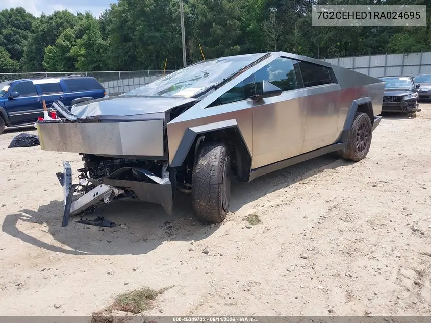 2024 Tesla Cybertruck All-Wheel Drive VIN: 7G2CEHED1RA024695 Lot: 45349732
