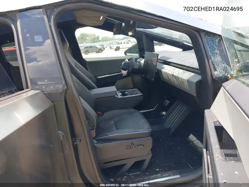 2024 Tesla Cybertruck All-Wheel Drive VIN: 7G2CEHED1RA024695 Lot: 45349732